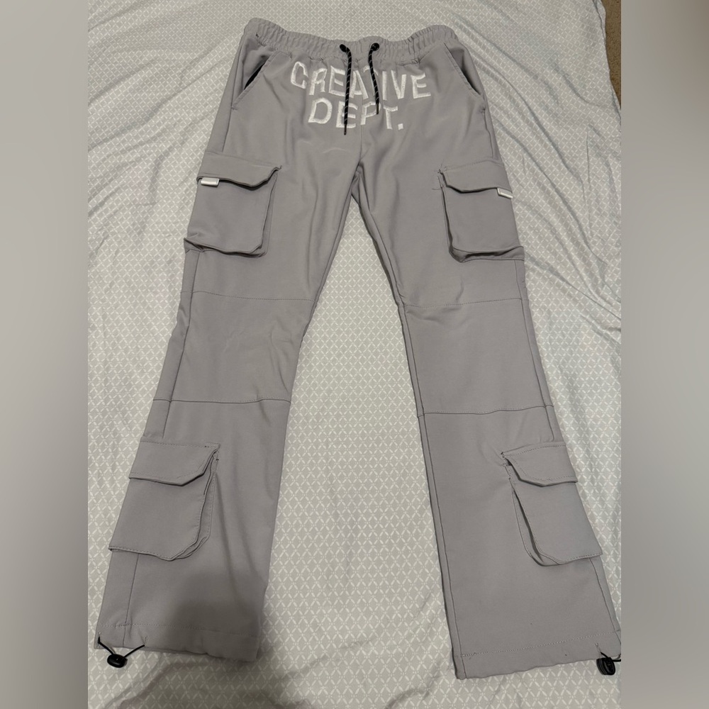 Men's Gray Cargo Pants